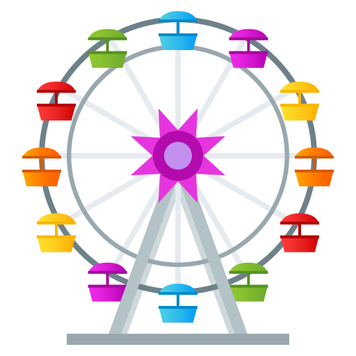 JoyPixels ferris wheel emoji image