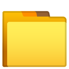 Google file folder emoji image
