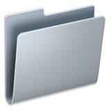IOS/Apple file folder emoji image