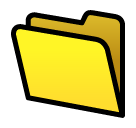 SoftBank file folder emoji image