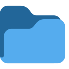 Twitter file folder emoji image