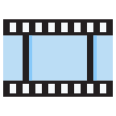 Twitter film frames emoji image