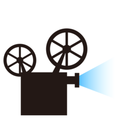 Emojidex film projector emoji image