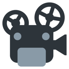 Twitter film projector emoji image