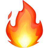 IOS/Apple fire emoji image
