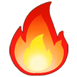 Samsung fire emoji image