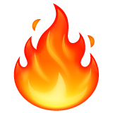 Whatsapp fire emoji image