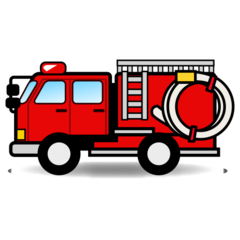 Emojidex fire engine emoji image