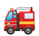 Huawei fire engine emoji image