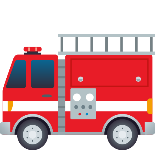 JoyPixels fire engine emoji image
