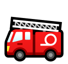 SoftBank fire engine emoji image