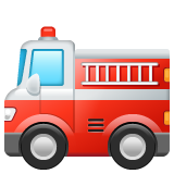 Whatsapp fire engine emoji image