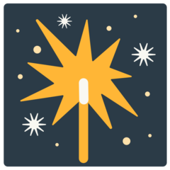 Mozilla firework sparkler emoji image