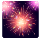 Huawei fireworks emoji image
