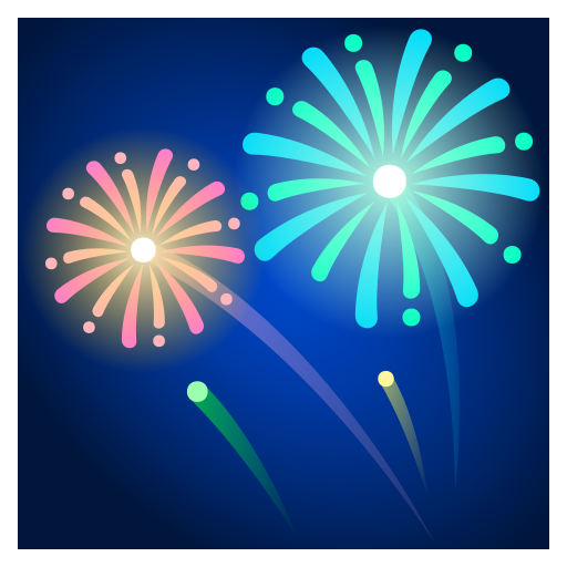 JoyPixels fireworks emoji image