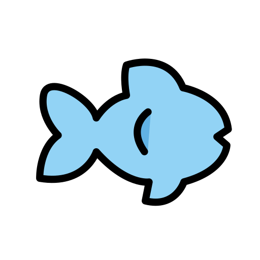 Openmoji fish emoji image