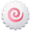 Samsung fish cake with swirl design emoji image