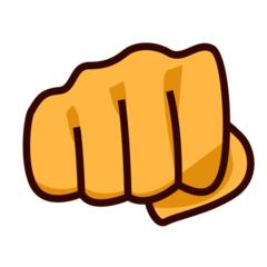 Emojidex fisted hand sign emoji image