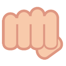 HTC fisted hand sign emoji image