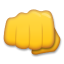 LG fisted hand sign emoji image