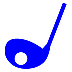 au by KDDI flag in hole emoji image