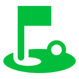 Docomo flag in hole emoji image