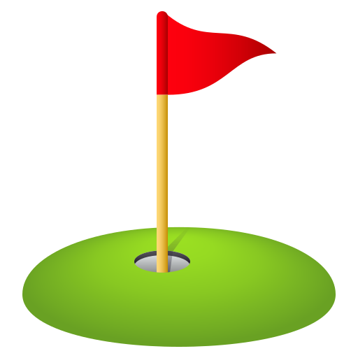 JoyPixels flag in hole emoji image