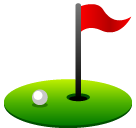 SoftBank flag in hole emoji image