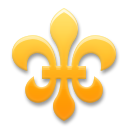 LG fleur-de-lis emoji image