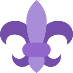 Twitter fleur-de-lis emoji image