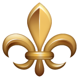 Whatsapp fleur-de-lis emoji image