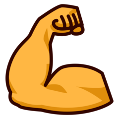 Emojidex flexed biceps emoji image