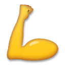 LG flexed biceps emoji image