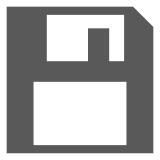 Docomo floppy disk emoji image