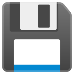 Google floppy disk emoji image