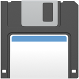 IOS/Apple floppy disk emoji image