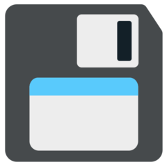 Mozilla floppy disk emoji image