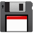 Samsung floppy disk emoji image