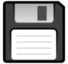 SoftBank floppy disk emoji image