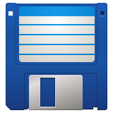 Whatsapp floppy disk emoji image