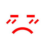 Docomo flushed face emoji image