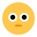 Toss flushed face emoji image