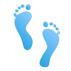 Emojidex footprints emoji image