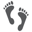 HTC footprints emoji image
