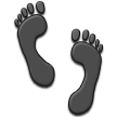 Samsung footprints emoji image