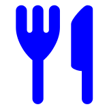 Docomo fork and knife emoji image