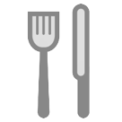 HTC fork and knife emoji image