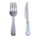 Huawei fork and knife emoji image