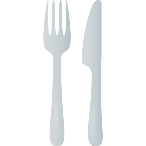 JoyPixels fork and knife emoji image