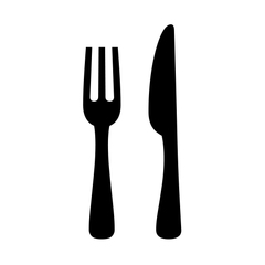 Noto Emoji Font fork and knife emoji image